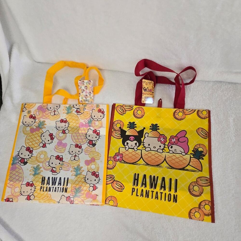 Sanrio Hello Kitty & Friends Pineapple Dole Plantation Reusable bag,